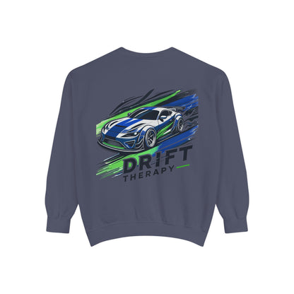 Unisex Sweatshirt - Control the Chaos, Drift Therapy, Casual Wear, Gift for Car Lovers, Everyday Comfort, Streetwear Style