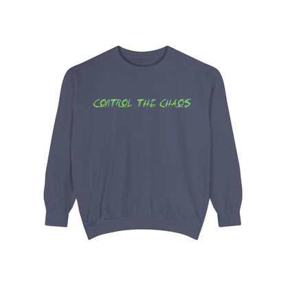 Unisex Sweatshirt - Control the Chaos, Drift Therapy, Casual Wear, Gift for Car Lovers, Everyday Comfort, Streetwear Style