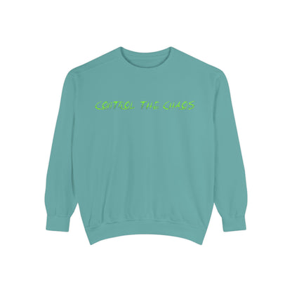 Unisex Sweatshirt - Control the Chaos, Drift Therapy, Casual Wear, Gift for Car Lovers, Everyday Comfort, Streetwear Style