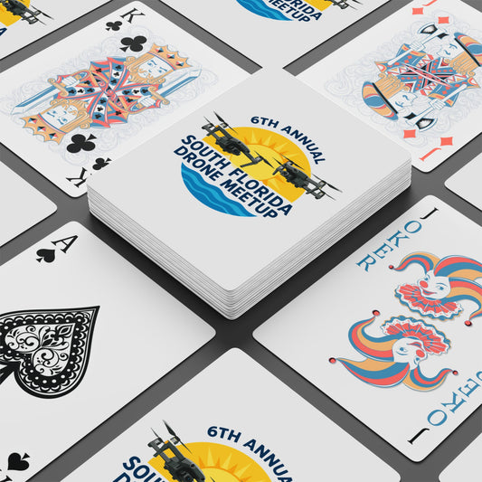 6th Annual South Florida Drone Meetup Poker Playing Cards