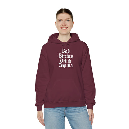 Bad Bitches Drink Tequila Hoodie for Fun Nights Out