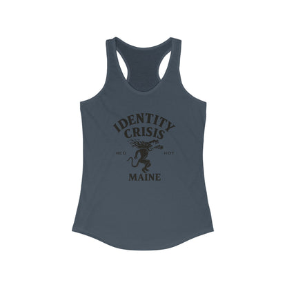 Identity Crisis Women's Racerback Tank Fireball Edition