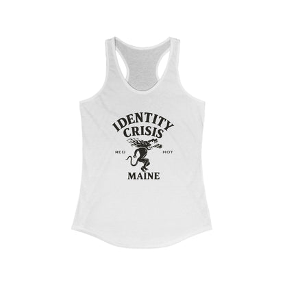 Identity Crisis Women's Racerback Tank Fireball Edition