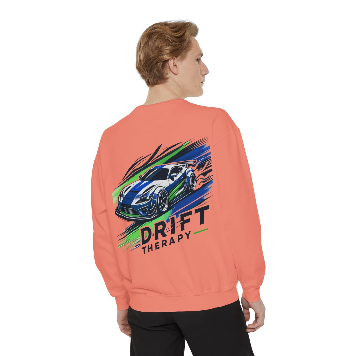 Unisex Sweatshirt - Control the Chaos, Drift Therapy, Casual Wear, Gift for Car Lovers, Everyday Comfort, Streetwear Style