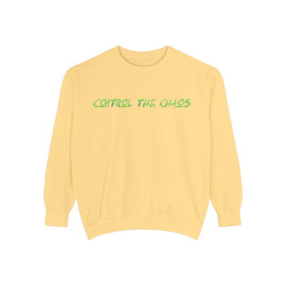 Unisex Sweatshirt - Control the Chaos, Drift Therapy, Casual Wear, Gift for Car Lovers, Everyday Comfort, Streetwear Style