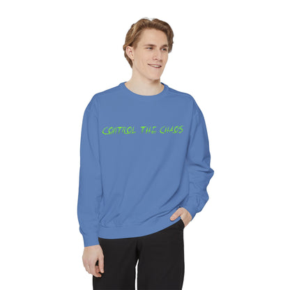 Unisex Sweatshirt - Control the Chaos, Drift Therapy, Casual Wear, Gift for Car Lovers, Everyday Comfort, Streetwear Style