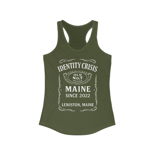 Identity Crisis Women's Racerback Tank Jack Daniel's  Edition