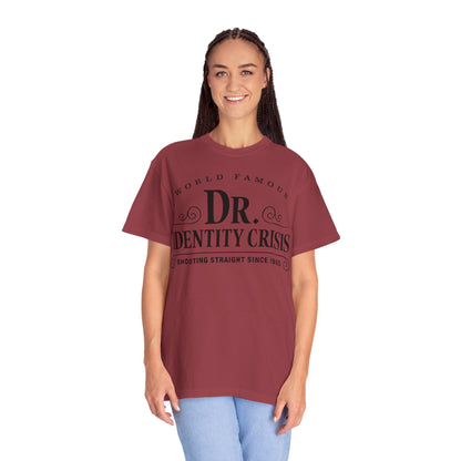 Unisex Identity Crisis T-shirt Dr. McGillicuddy's Edition