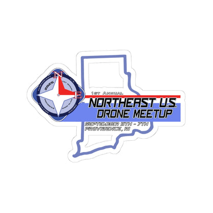 Inaugural Northeast Drone Meetup Kiss-Cut Stickers