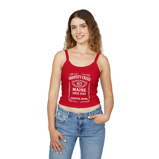Identity Crisis Women's Spaghetti Strap Tank Top Jack Daniel's Edition