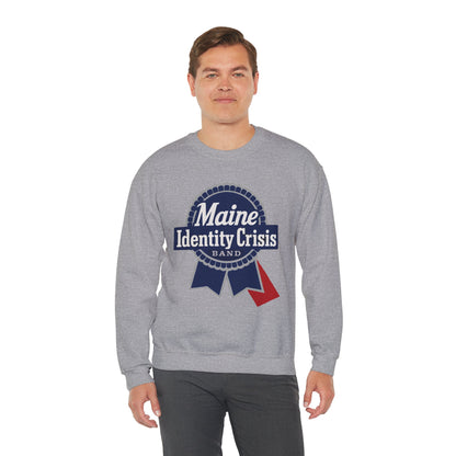 Identity Crisis Unisex Crewneck Sweatshirt Pabst Blue Ribbon Edition