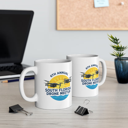 6th Annual South Florida Drone Meetup Ceramic Mug, (11oz, 15oz)