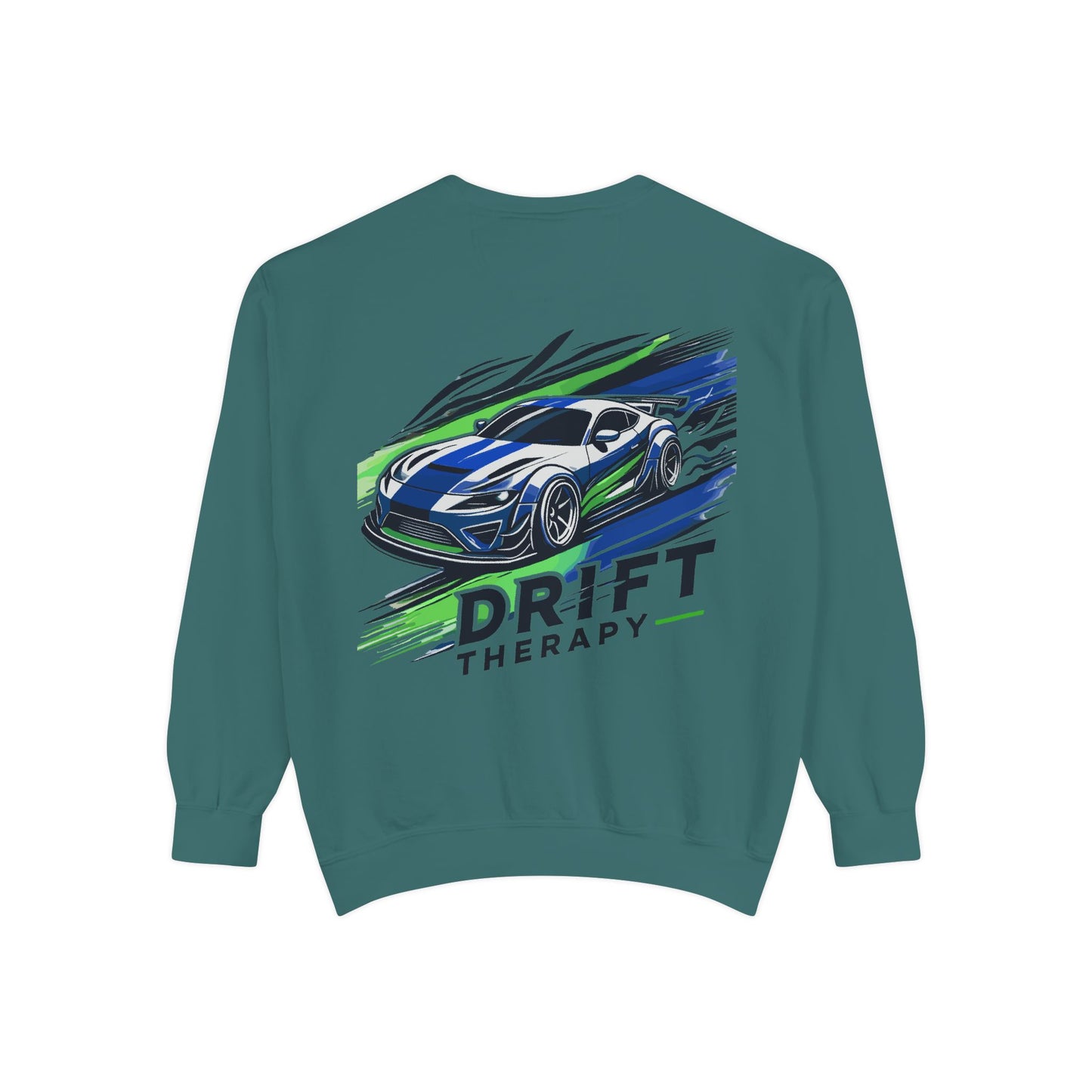 Unisex Sweatshirt - Control the Chaos, Drift Therapy, Casual Wear, Gift for Car Lovers, Everyday Comfort, Streetwear Style
