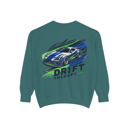 Unisex Sweatshirt - Control the Chaos, Drift Therapy, Casual Wear, Gift for Car Lovers, Everyday Comfort, Streetwear Style