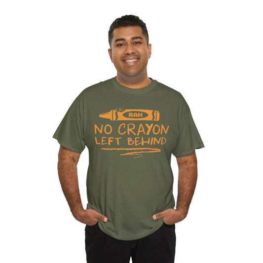 USMC No Crayon Left Behind Unisex Cotton Tee