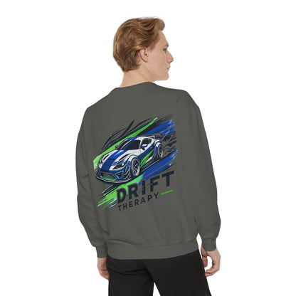 Unisex Sweatshirt - Control the Chaos, Drift Therapy, Casual Wear, Gift for Car Lovers, Everyday Comfort, Streetwear Style