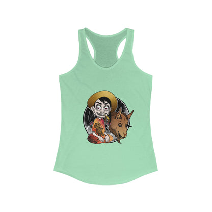 Ill! Artestry Goaty Women's Racerback Tank Top