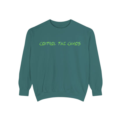 Unisex Sweatshirt - Control the Chaos, Drift Therapy, Casual Wear, Gift for Car Lovers, Everyday Comfort, Streetwear Style