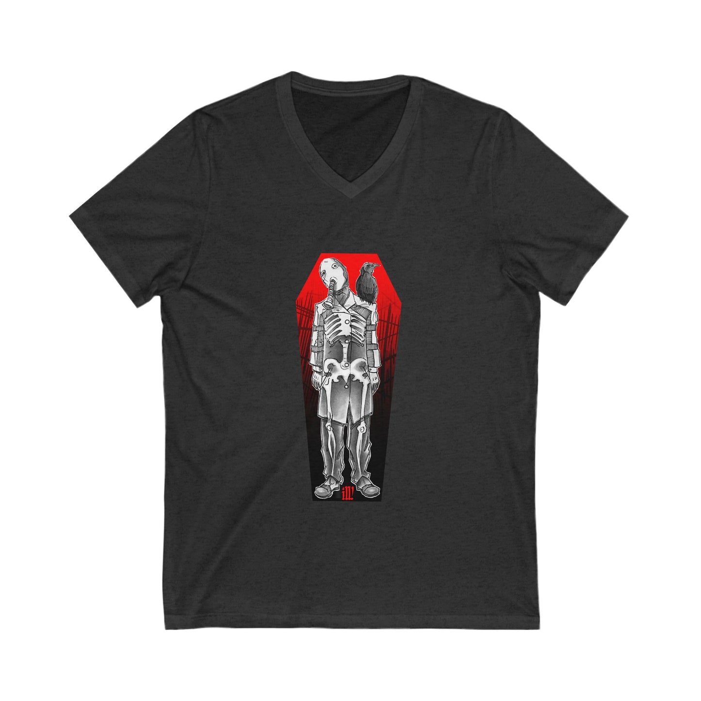 Ill! Artestry Coffin Dr. Nightmare V-Neck Tee