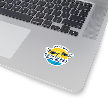 6th Annual South Florida Drone Meetup Kiss-Cut Stickers