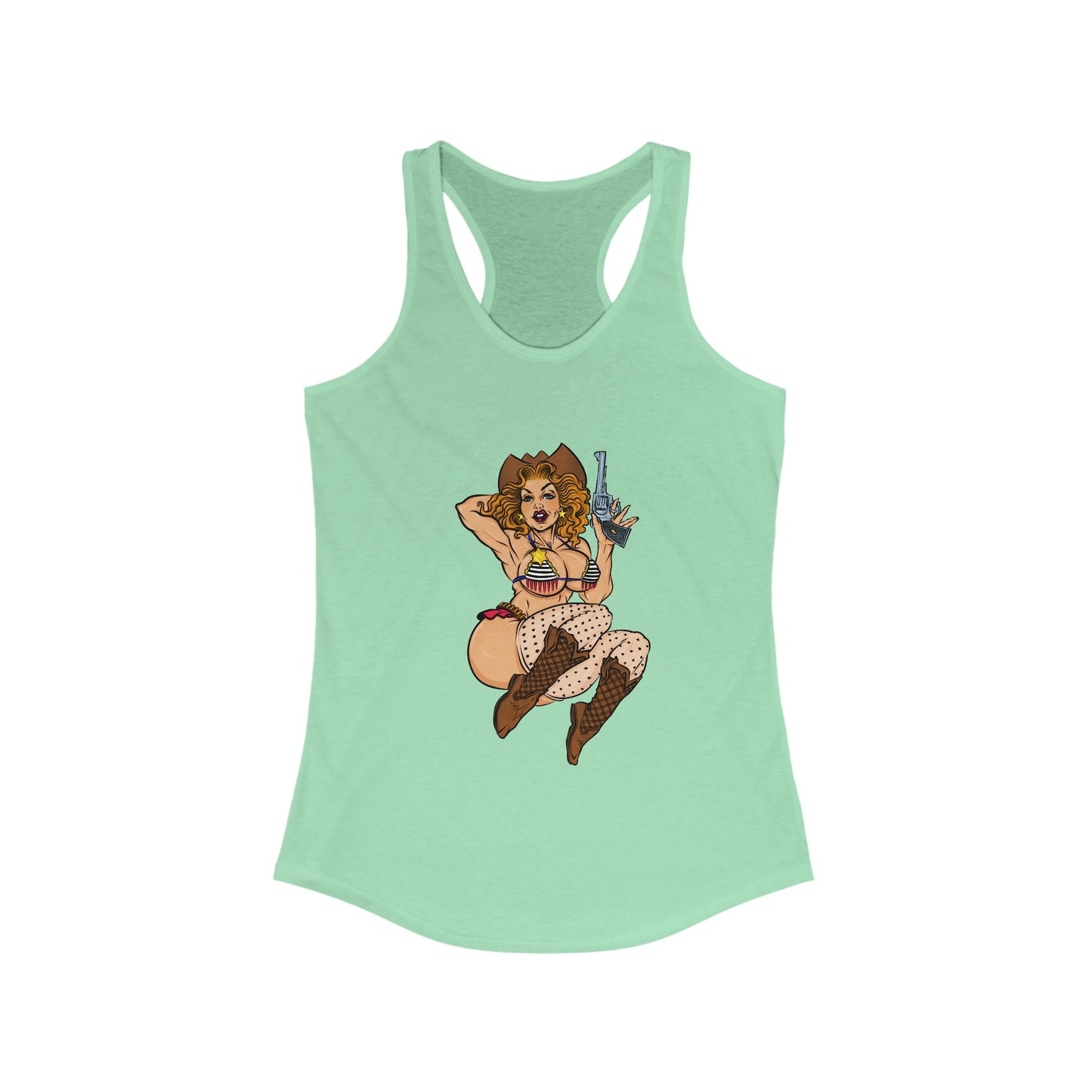 Ill! Artestry 6 Finger Suzy Women's Racerback Tank Top