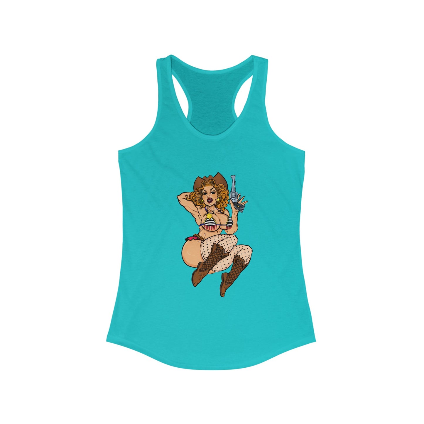 Ill! Artestry 6 Finger Suzy Women's Racerback Tank Top