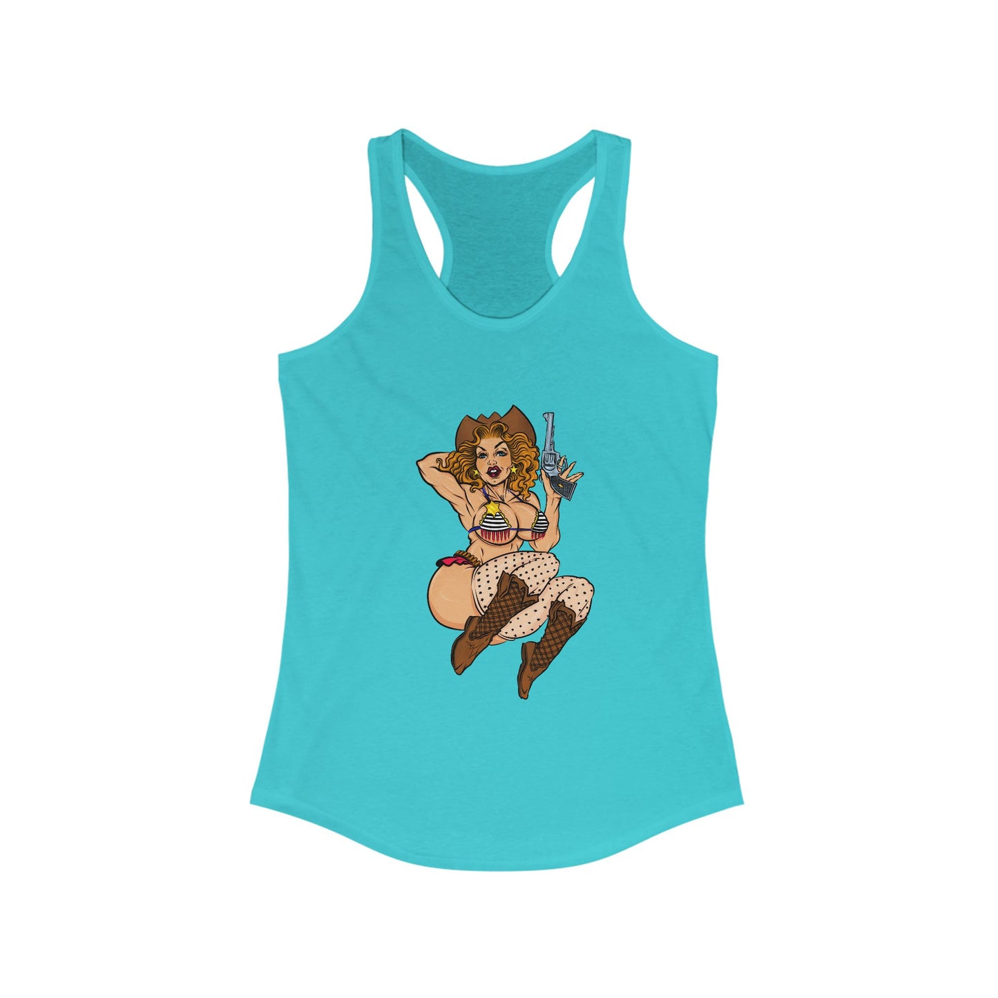 Ill! Artestry 6 Finger Suzy Women's Racerback Tank Top