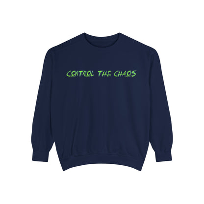 Unisex Sweatshirt - Control the Chaos, Drift Therapy, Casual Wear, Gift for Car Lovers, Everyday Comfort, Streetwear Style