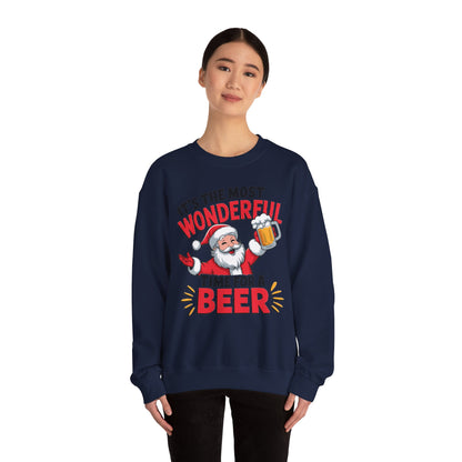 It's The Most Wonderful Time for a Beer Christmas Sweatshirt