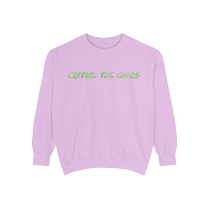 Unisex Sweatshirt - Control the Chaos, Drift Therapy, Casual Wear, Gift for Car Lovers, Everyday Comfort, Streetwear Style