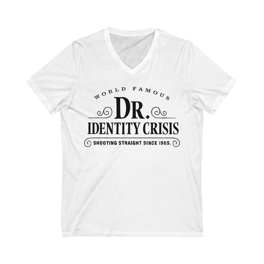 Identity Crisis Unisex V-Neck Tee Dr. McGillicuddy's Edition
