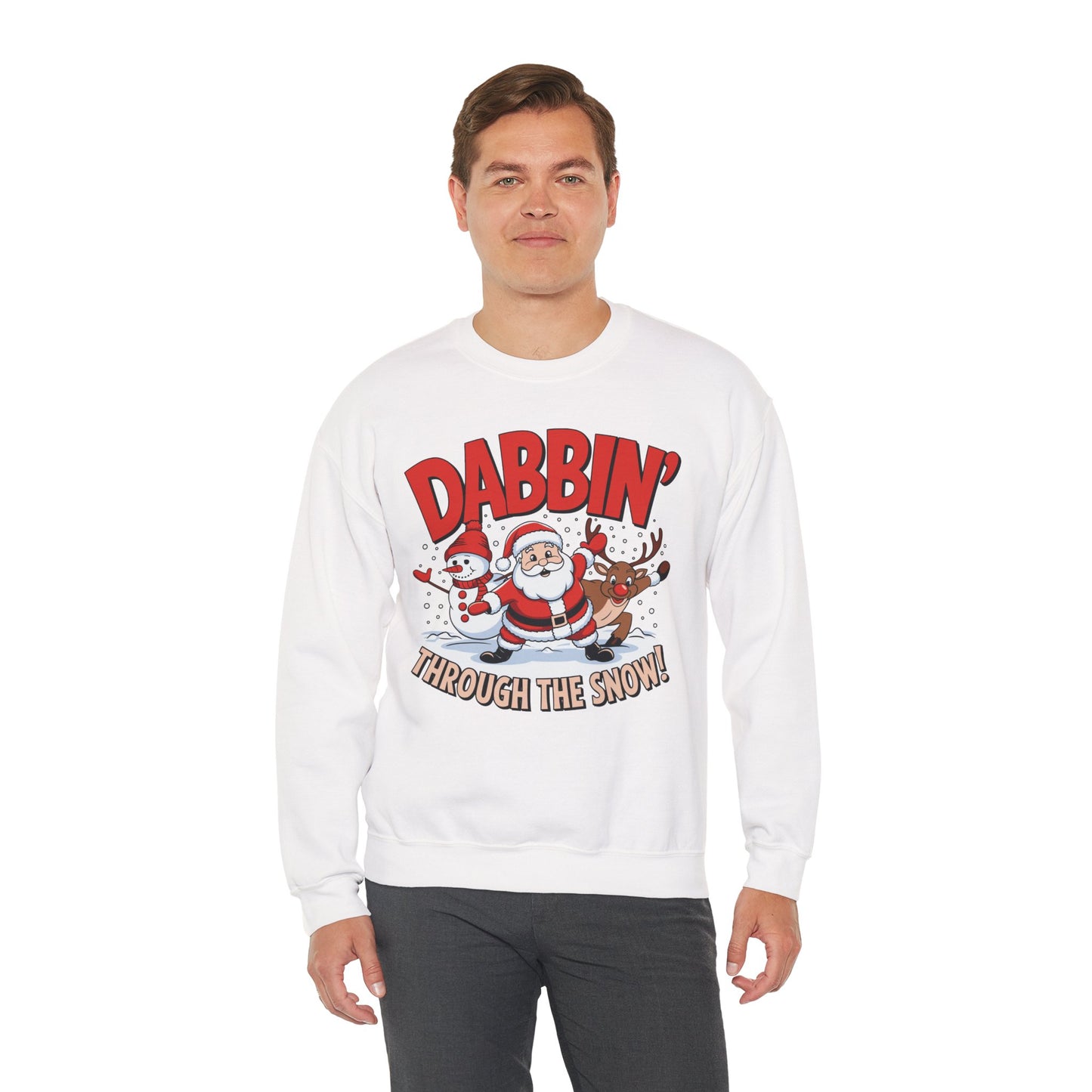 Dabbin' Through The Snow Christmas Sweatshirt