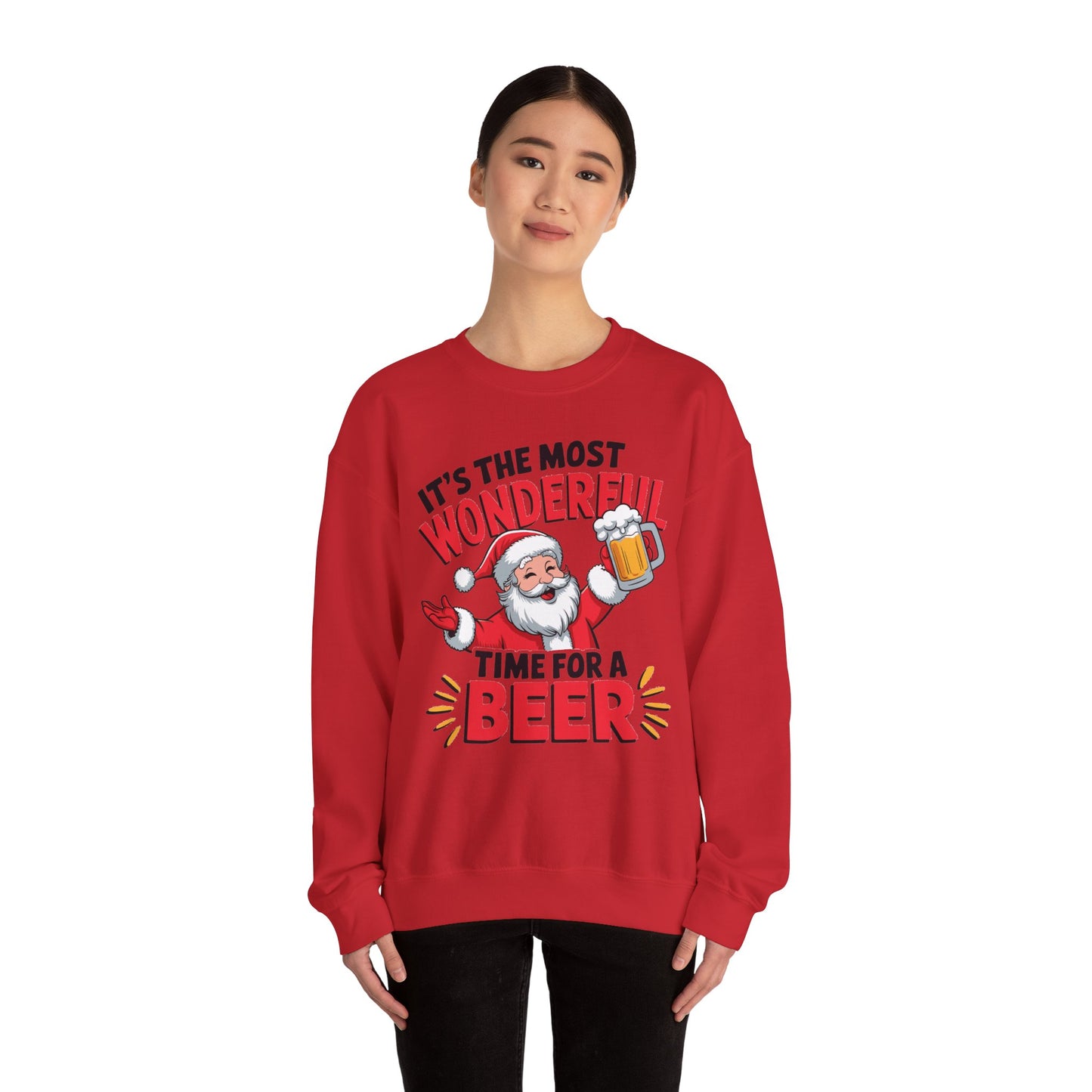 It's The Most Wonderful Time for a Beer Christmas Sweatshirt