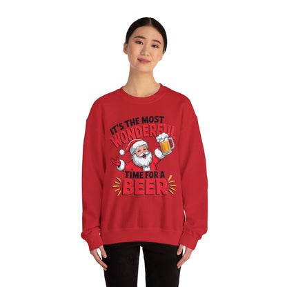 It's The Most Wonderful Time for a Beer Christmas Sweatshirt