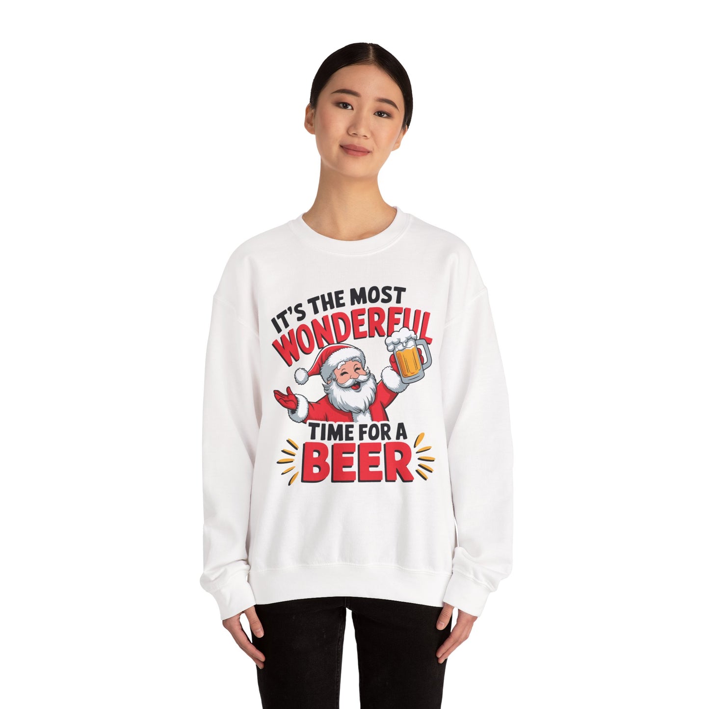 It's The Most Wonderful Time for a Beer Christmas Sweatshirt