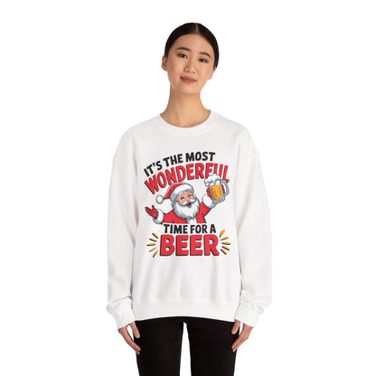 It's The Most Wonderful Time for a Beer Christmas Sweatshirt