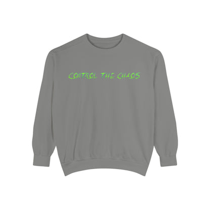 Unisex Sweatshirt - Control the Chaos, Drift Therapy, Casual Wear, Gift for Car Lovers, Everyday Comfort, Streetwear Style