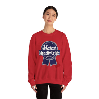 Identity Crisis Unisex Crewneck Sweatshirt Pabst Blue Ribbon Edition