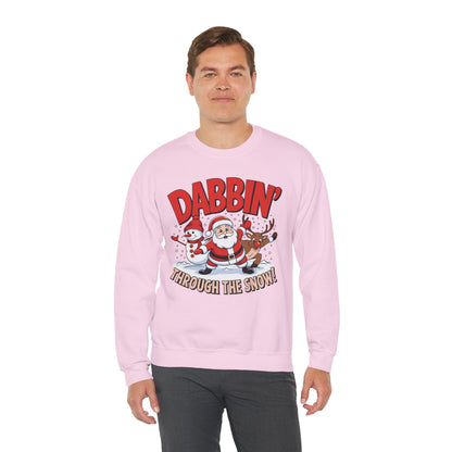 Dabbin' Through The Snow Christmas Sweatshirt