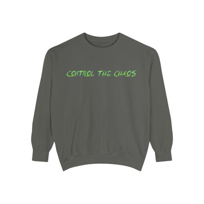 Unisex Sweatshirt - Control the Chaos, Drift Therapy, Casual Wear, Gift for Car Lovers, Everyday Comfort, Streetwear Style
