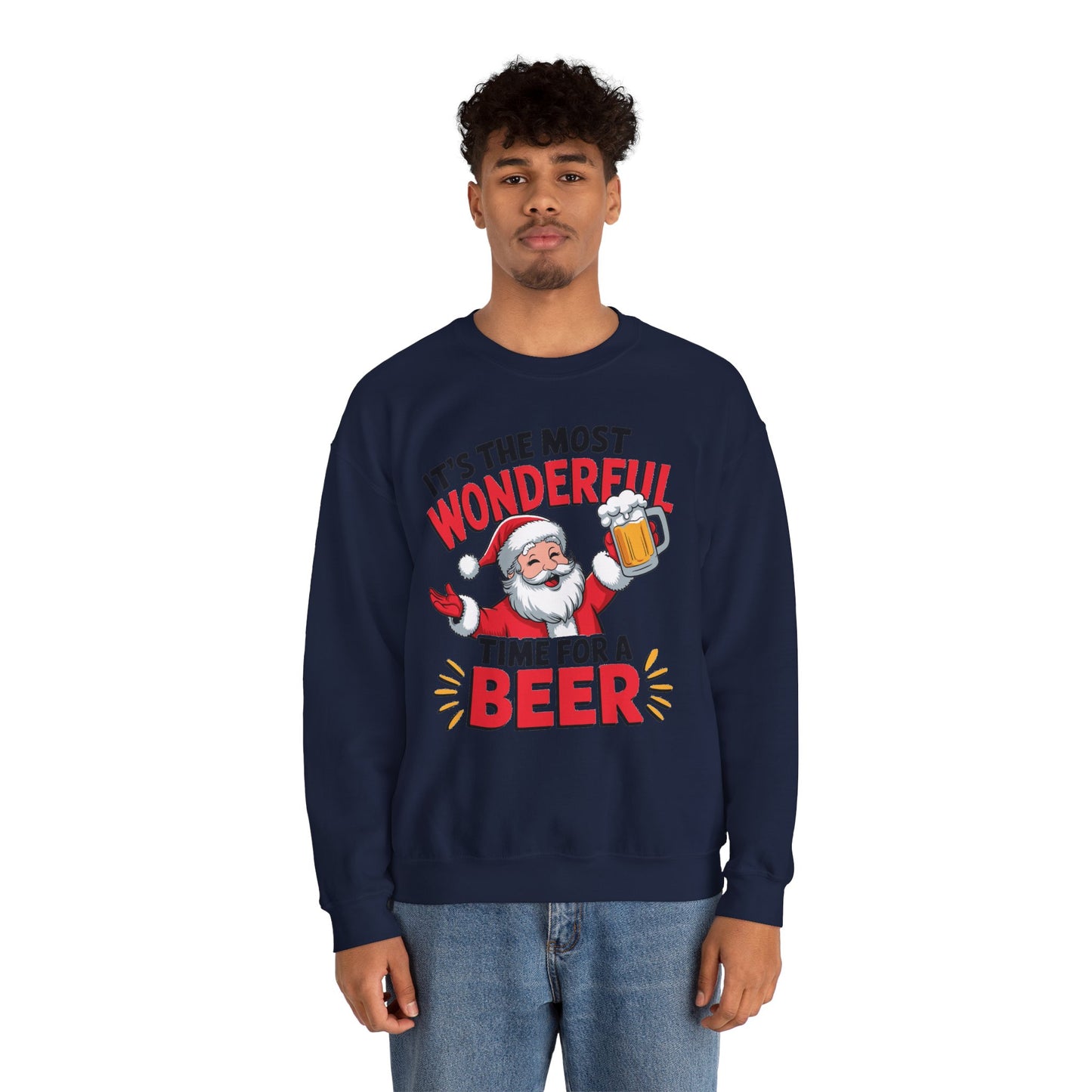 It's The Most Wonderful Time for a Beer Christmas Sweatshirt
