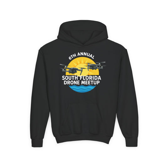 6th Annual South Florida Drone Meetup Dark Colored Youth Hoodie