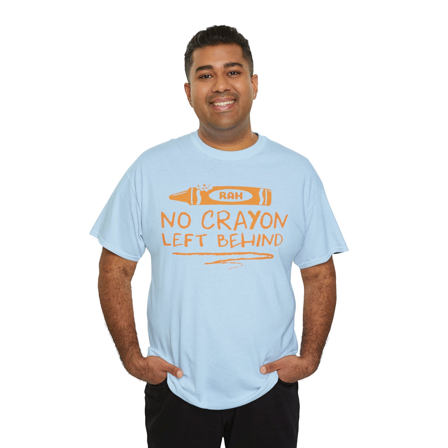USMC No Crayon Left Behind Unisex Cotton Tee