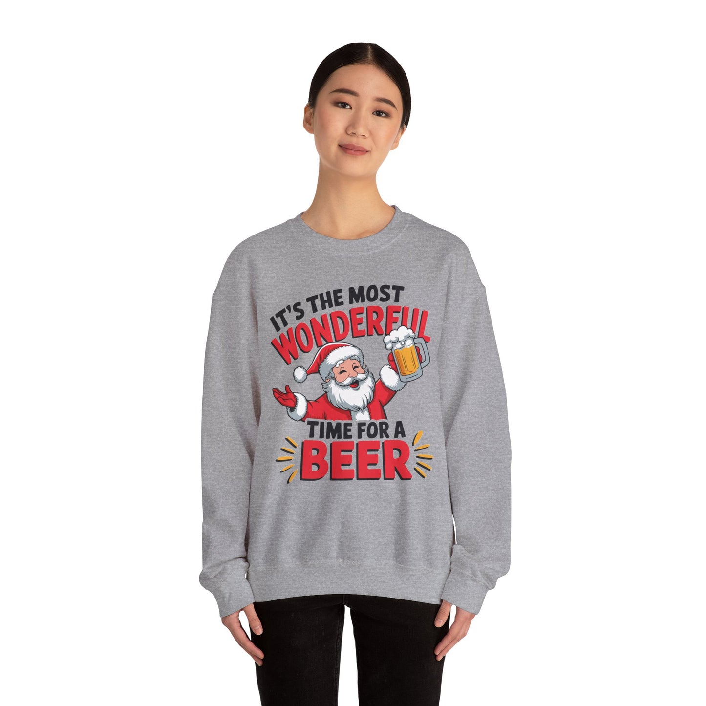 It's The Most Wonderful Time for a Beer Christmas Sweatshirt