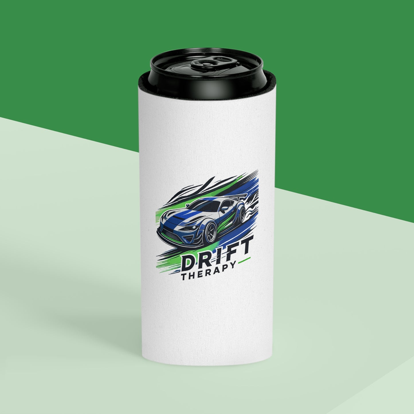 Drift Therapy Can Cooler for Car Enthusiasts, Ideal Gift for Birthday, Car Show, BBQ, Beverage Holder, Racing Themed Gift