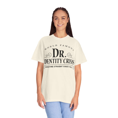Unisex Identity Crisis T-shirt Dr. McGillicuddy's Edition
