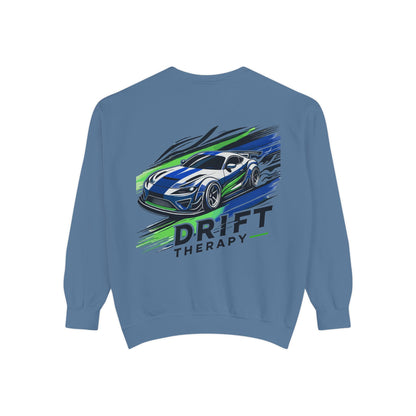 Unisex Sweatshirt - Control the Chaos, Drift Therapy, Casual Wear, Gift for Car Lovers, Everyday Comfort, Streetwear Style