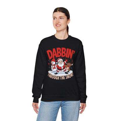 Dabbin' Through The Snow Christmas Sweatshirt