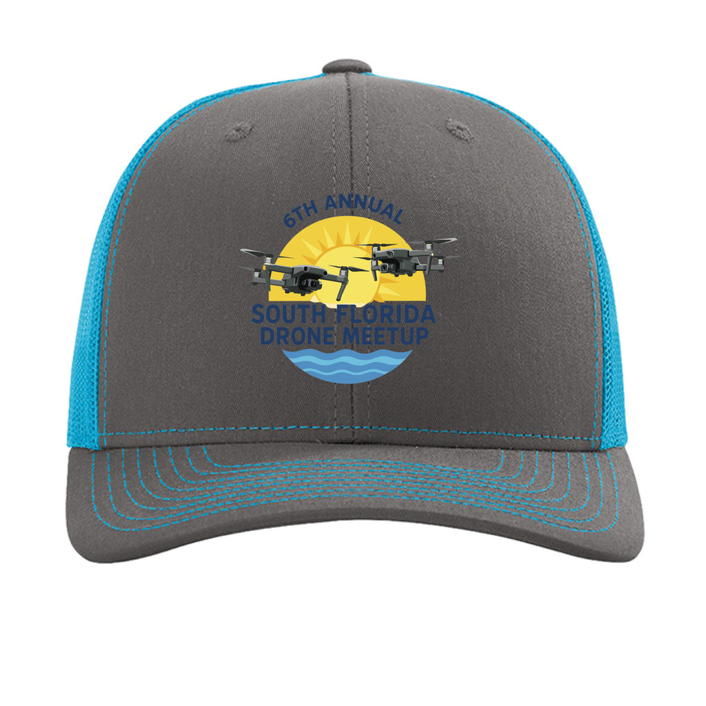 Charcoal/ Neon Blue - FRONT