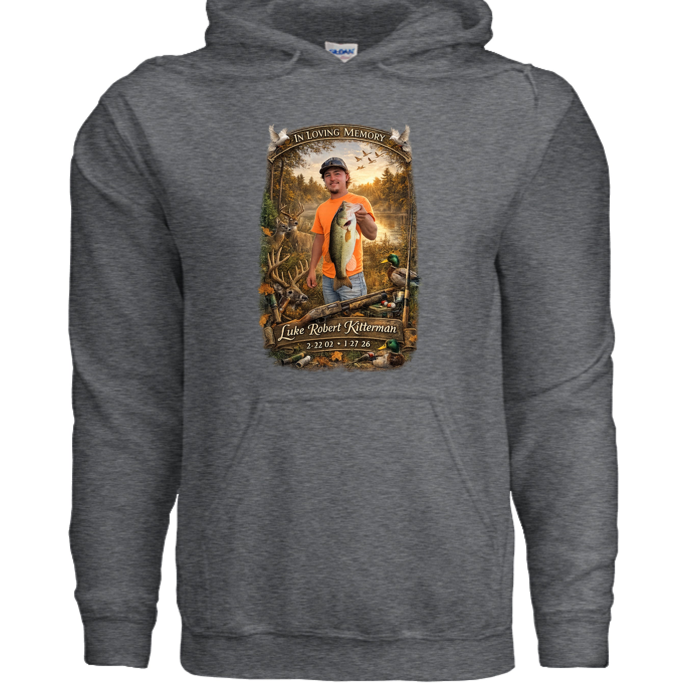 DARK HEATHER - FRONT